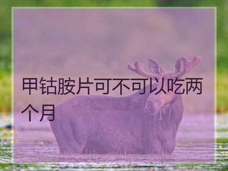 甲钴胺片可不可以吃两个月 甲钴胺片可不可以吃两个月