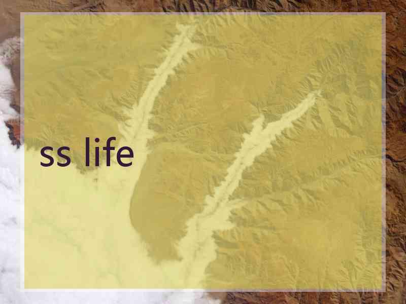 ss life ss life