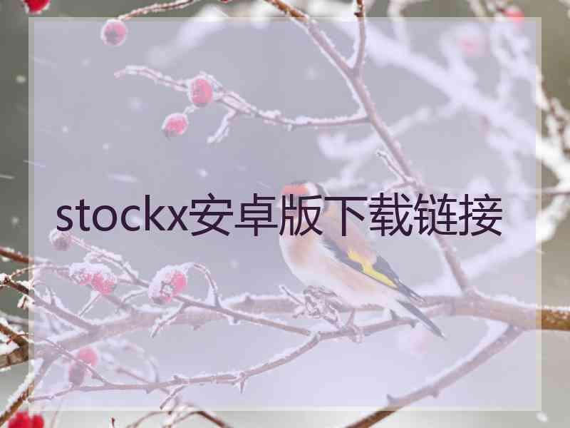 stockx安卓版下载链接 stockx安卓版下载链接