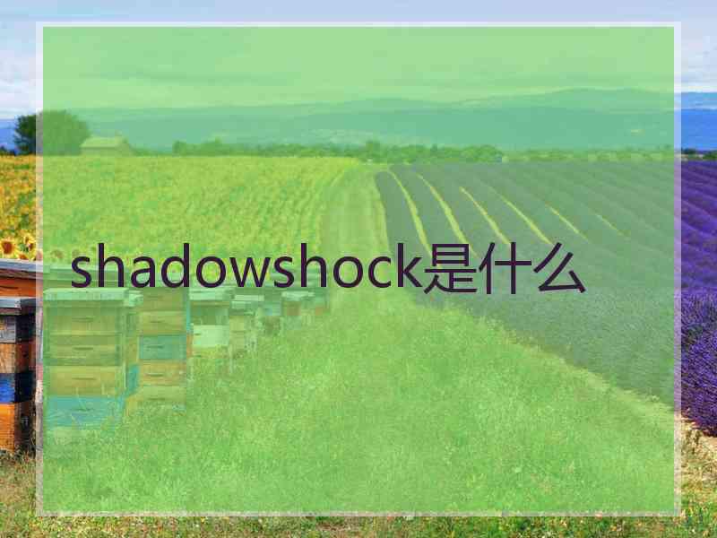 shadowshock是什么