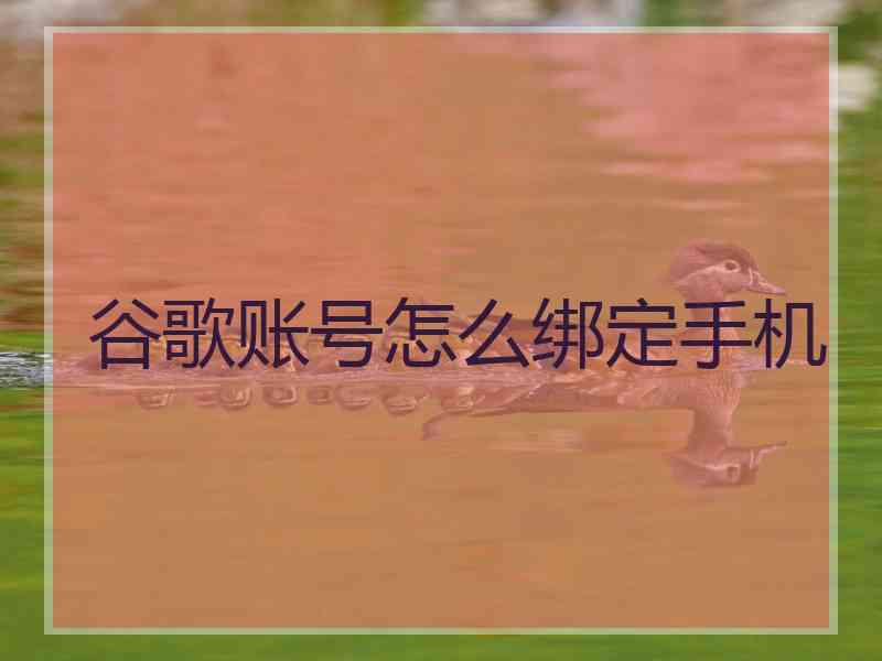 谷歌账号怎么绑定手机 谷歌账号怎么绑定手机