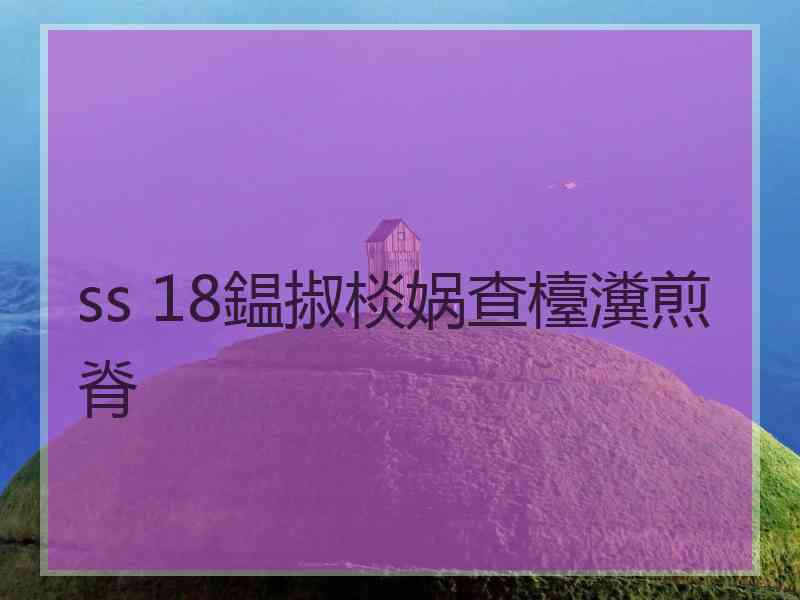 ss 18鎾掓棪娲查檯瀵煎脊 ss 18鎾掓棪娲查檯瀵煎脊