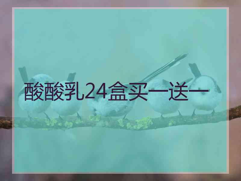 酸酸乳24盒买一送一 酸酸乳24盒买一送一