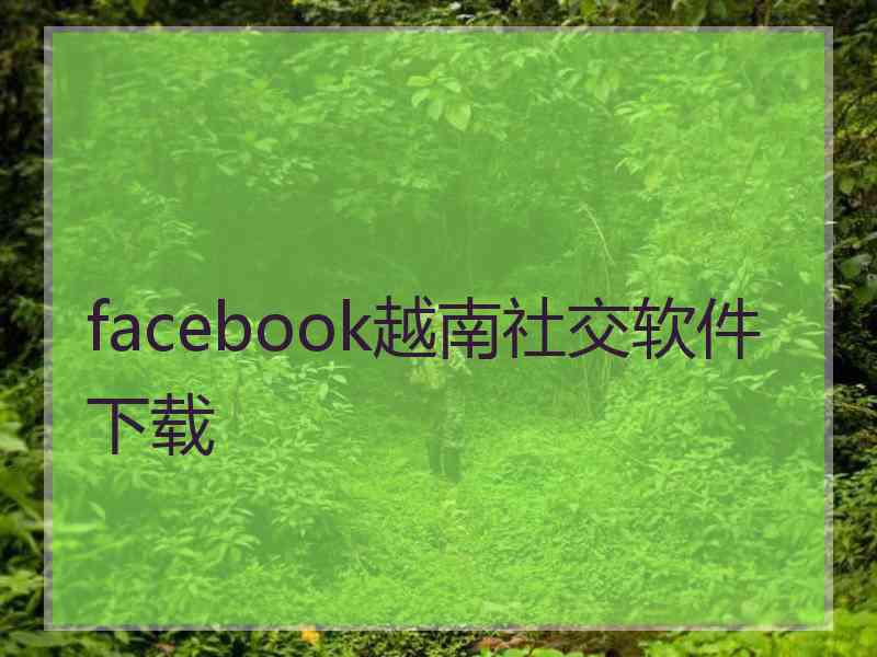 facebook越南社交软件下载 facebook越南社交软件下载