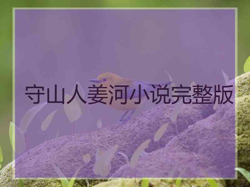 守山人姜河小说完整版 守山人姜河小说完整版