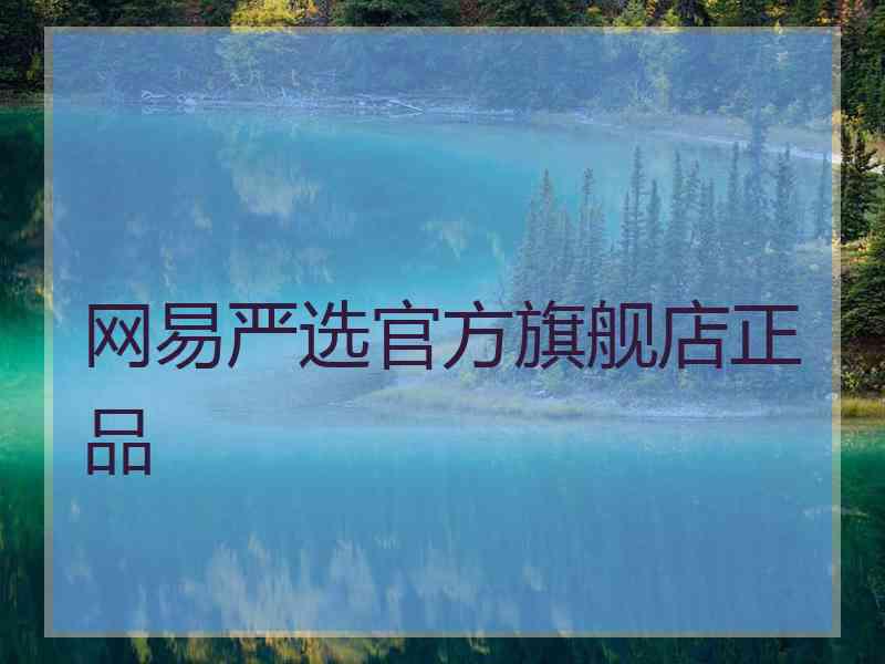 网易严选官方旗舰店正品 网易严选官方旗舰店正品