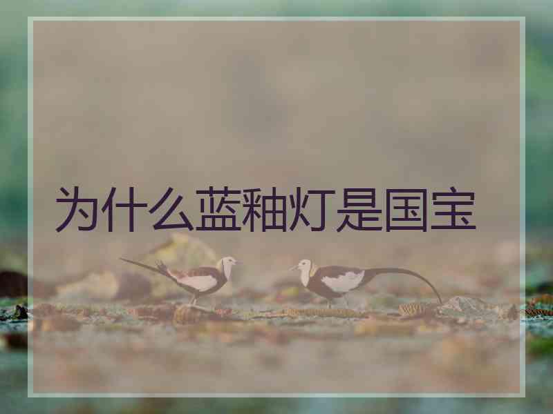 为什么蓝釉灯是国宝 为什么蓝釉灯是国宝
