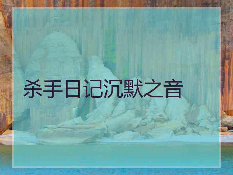 杀手日记沉默之音 杀手日记沉默之音