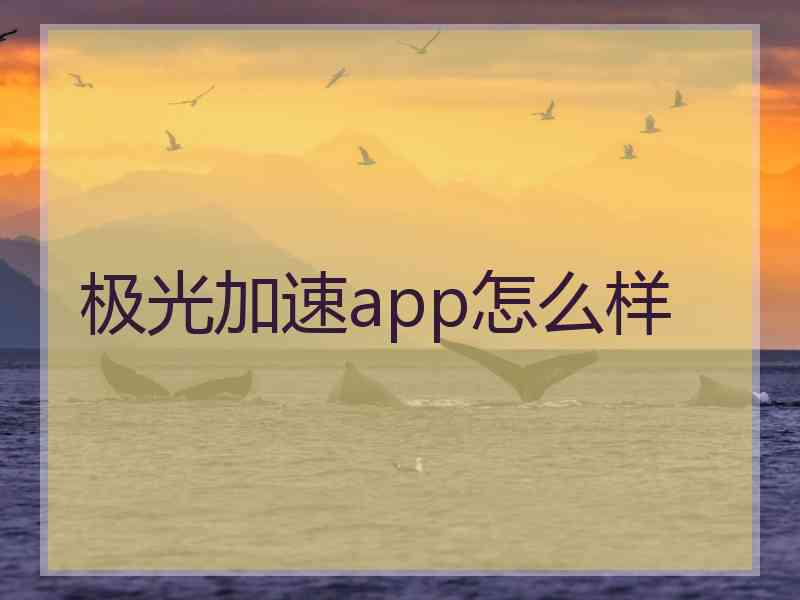 极光加速app怎么样 极光加速app怎么样