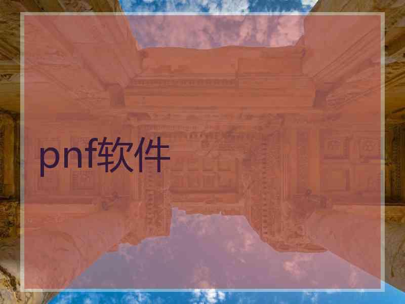 pnf软件 pnf软件