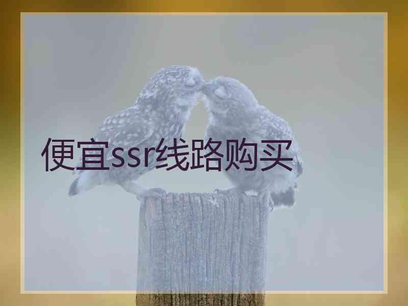 便宜ssr线路购买 便宜ssr线路购买