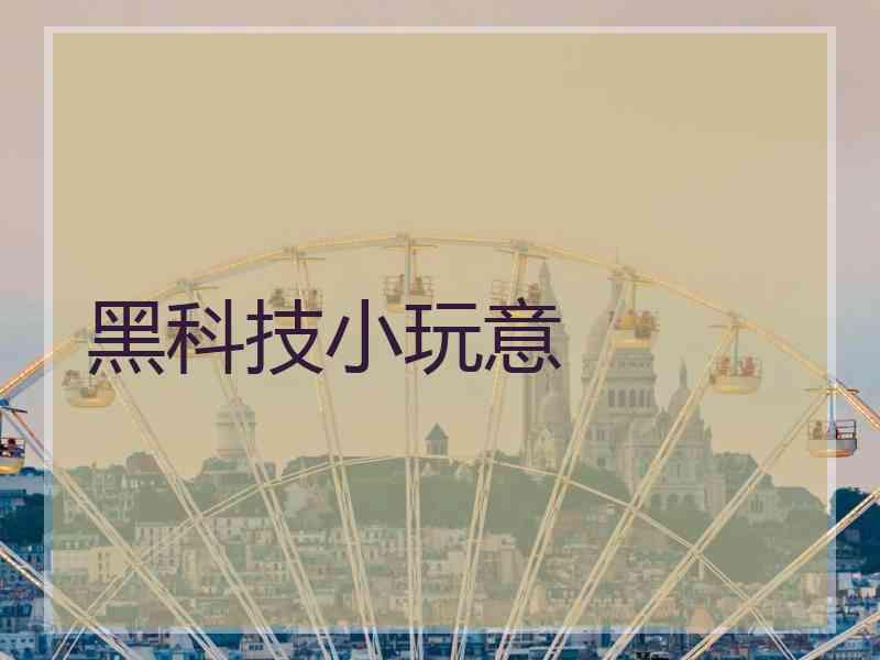 黑科技小玩意 黑科技小玩意
