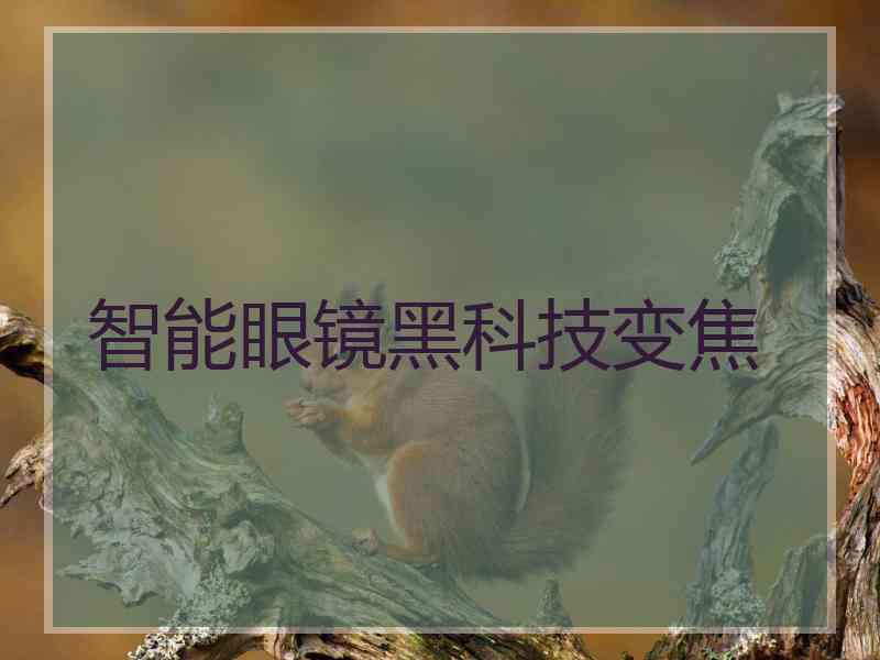智能眼镜黑科技变焦 智能眼镜黑科技变焦