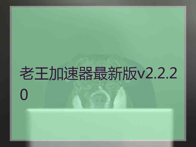 老王加速器最新版v2.2.20