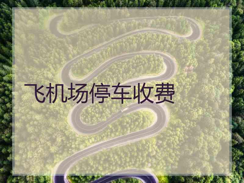 飞机场停车收费 飞机场停车收费