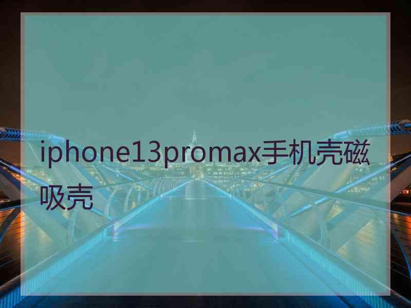 iphone13promax手机壳磁吸壳