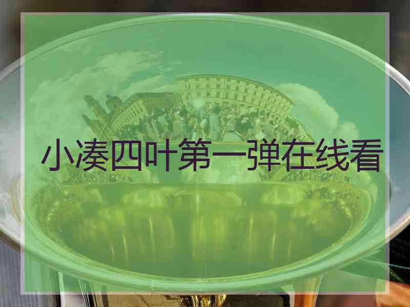 小凑四叶第一弹在线看