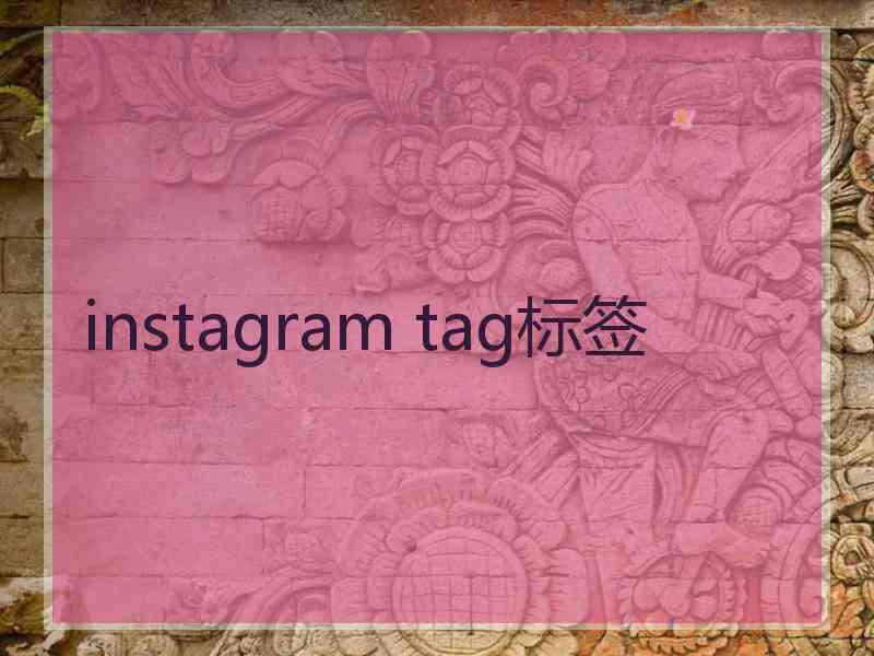 instagram tag标签