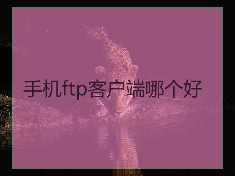 手机ftp客户端哪个好