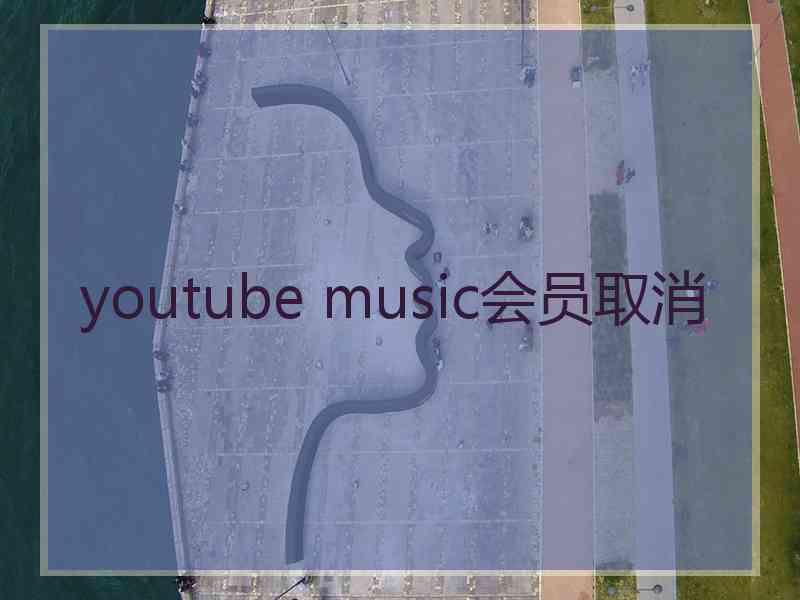 youtube music会员取消