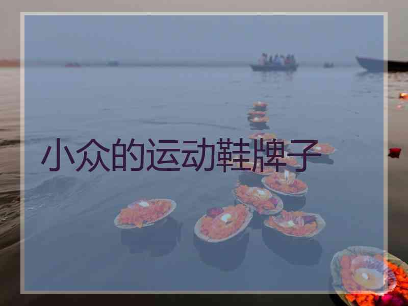 小众的运动鞋牌子