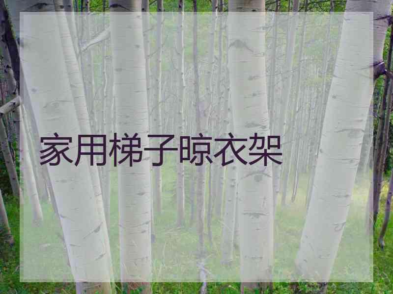 家用梯子晾衣架