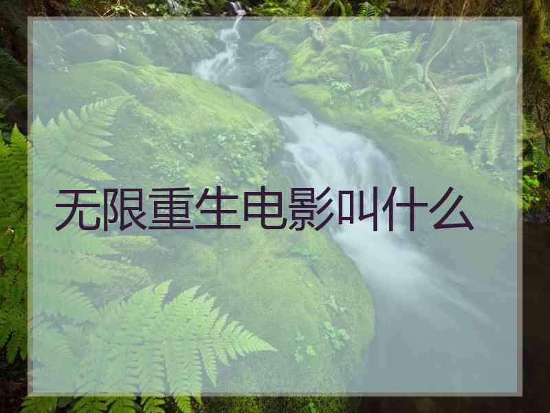 无限重生电影叫什么
