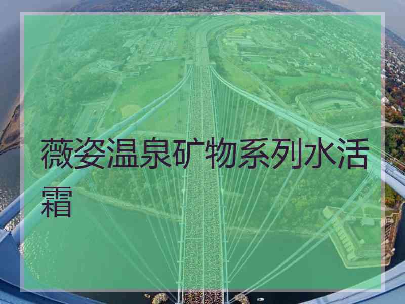 薇姿温泉矿物系列水活霜