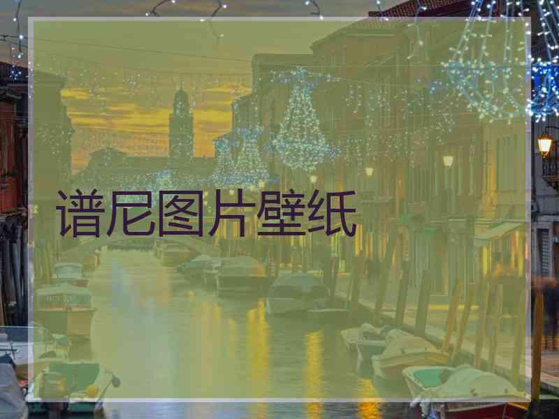 谱尼图片壁纸