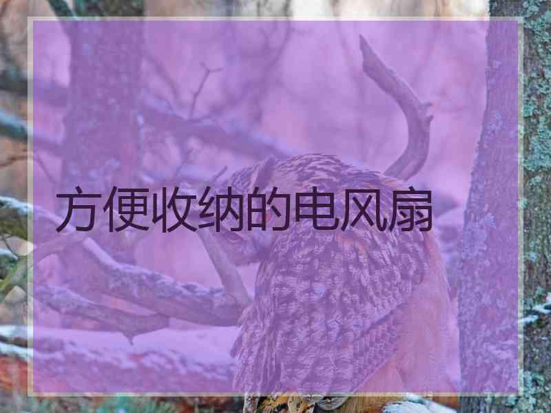 方便收纳的电风扇