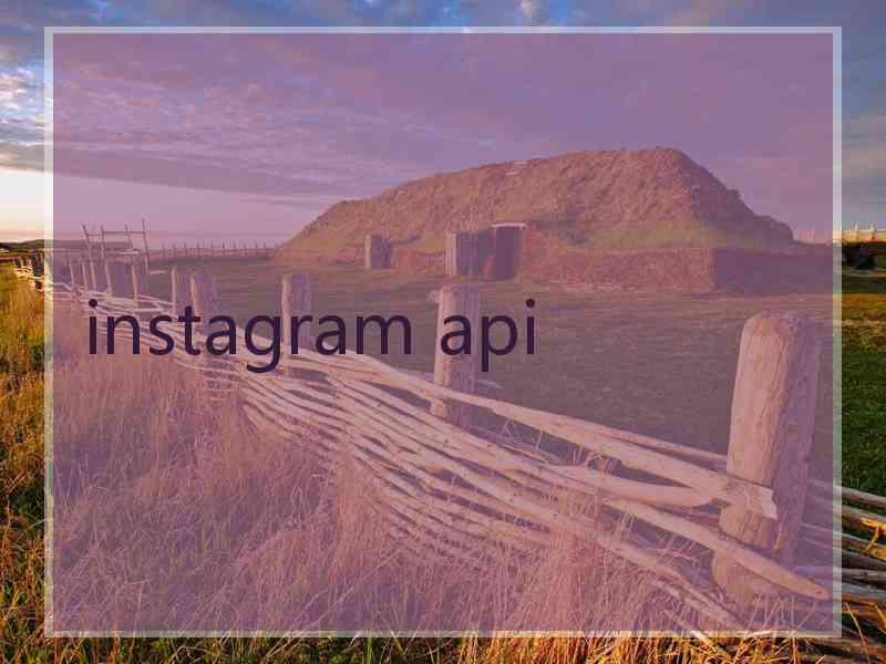 instagram api