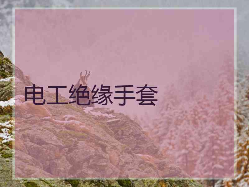 电工绝缘手套