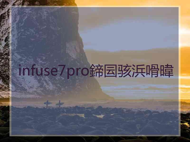 infuse7pro鍗囩骇浜嗗暐