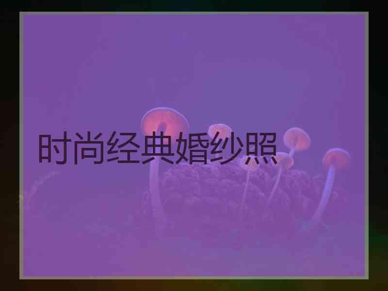 时尚经典婚纱照