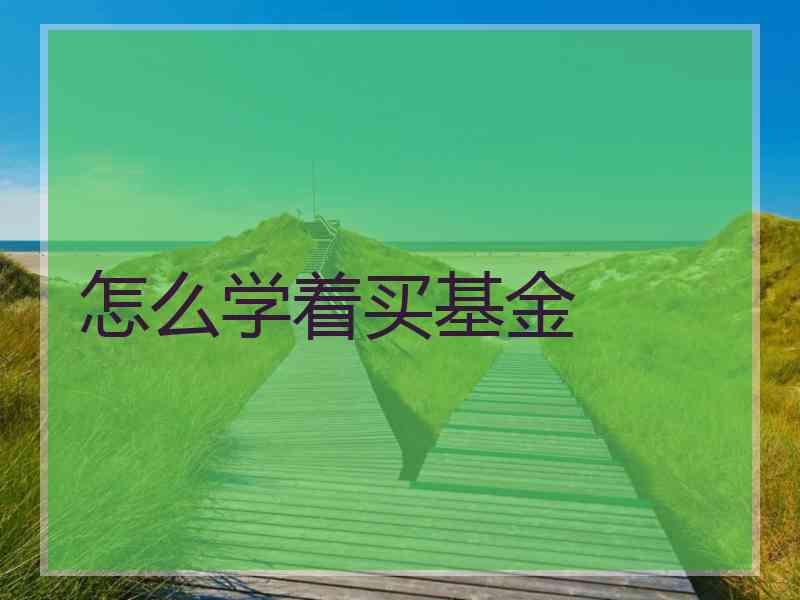 怎么学着买基金