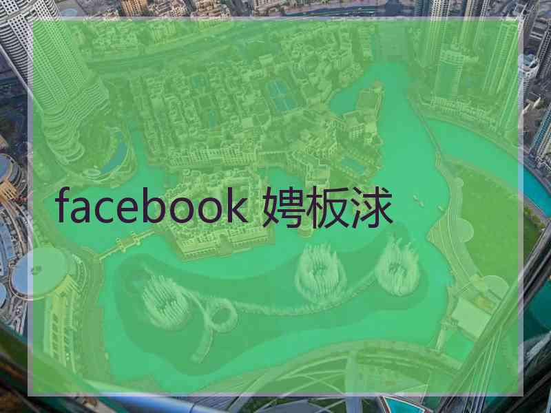 facebook 娉板浗