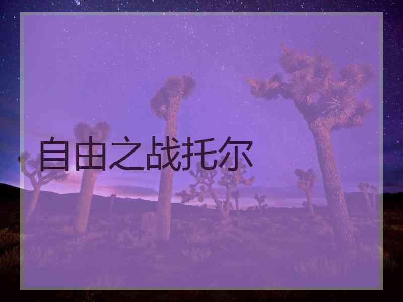 自由之战托尔