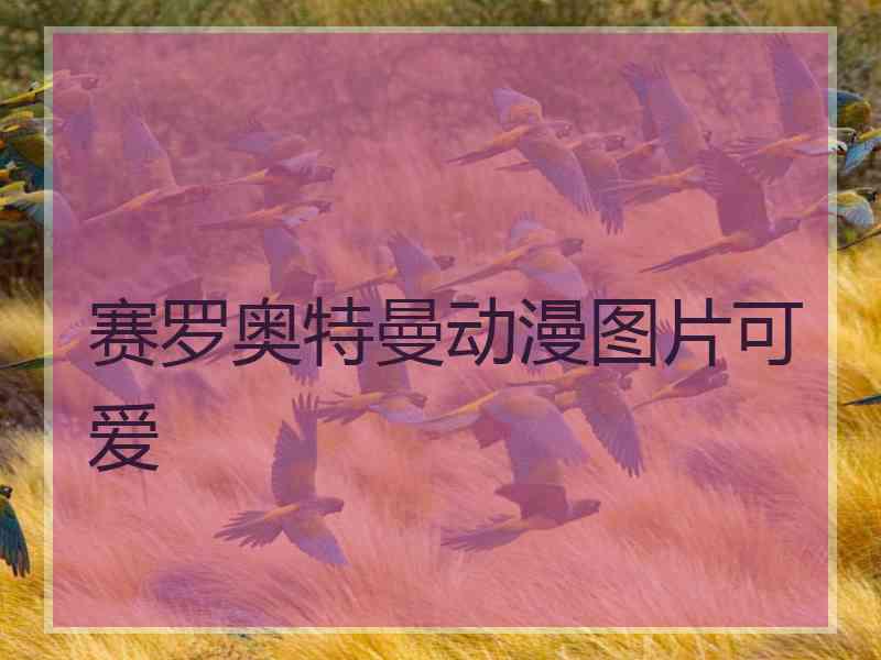 赛罗奥特曼动漫图片可爱