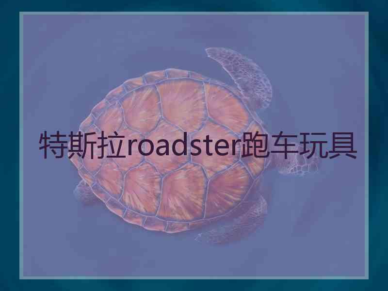 特斯拉roadster跑车玩具