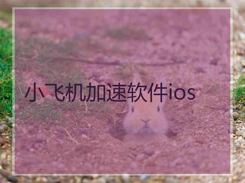 小飞机加速软件ios