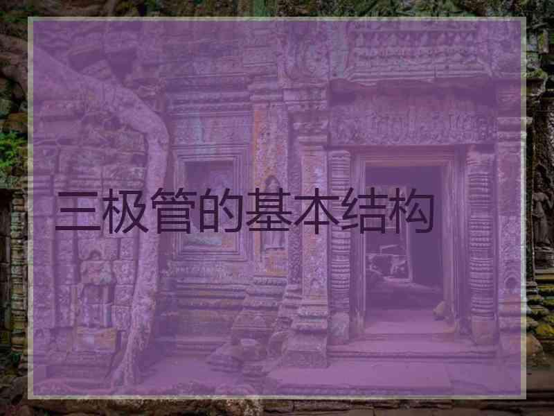 三极管的基本结构