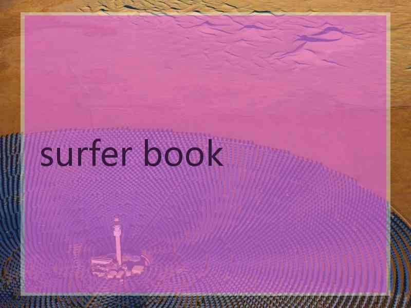 surfer book