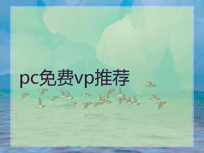 pc免费vp推荐
