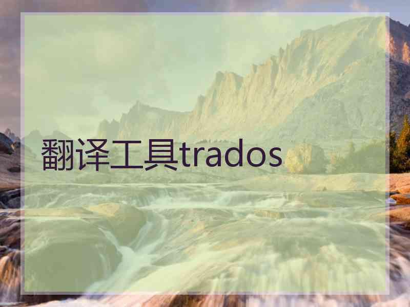 翻译工具trados