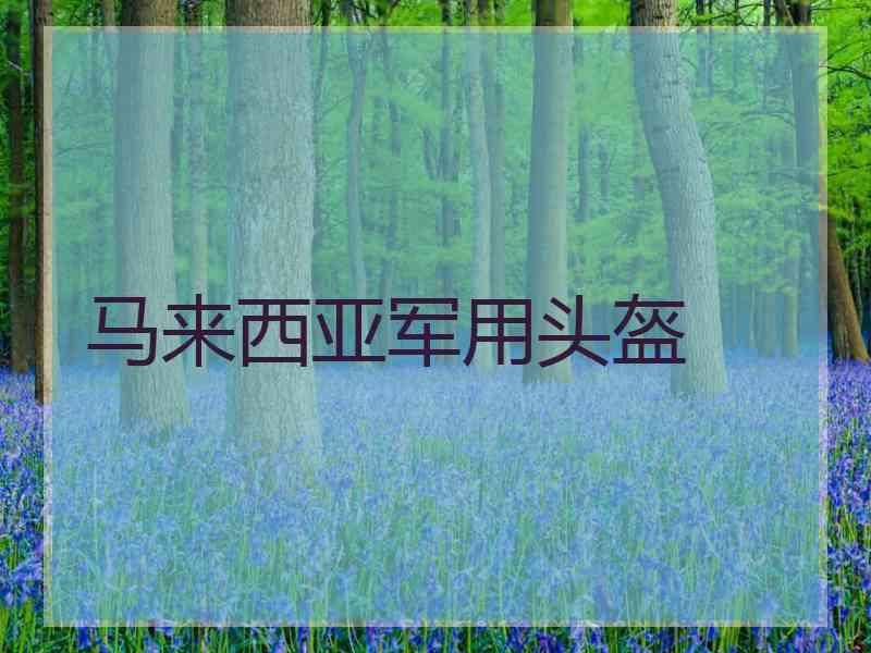 马来西亚军用头盔