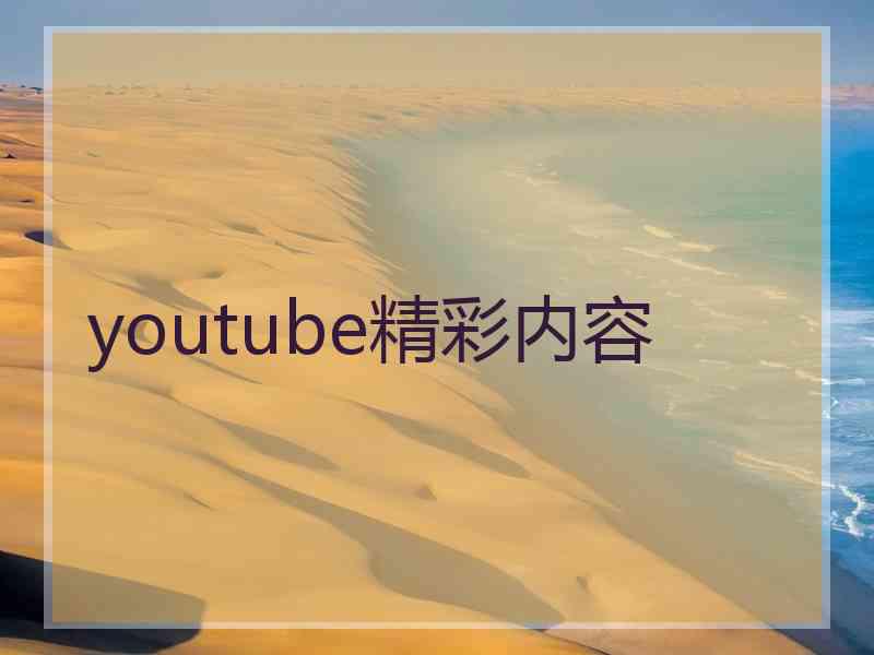youtube精彩内容