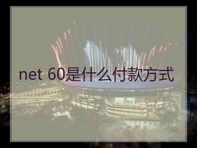 net 60是什么付款方式