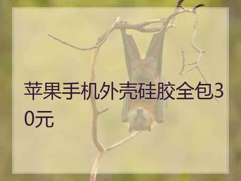 苹果手机外壳硅胶全包30元