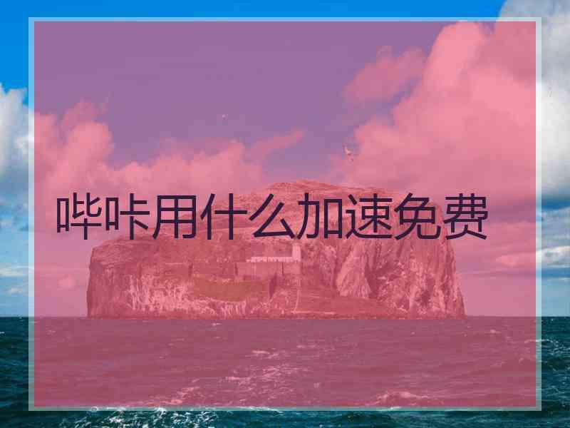 哔咔用什么加速免费