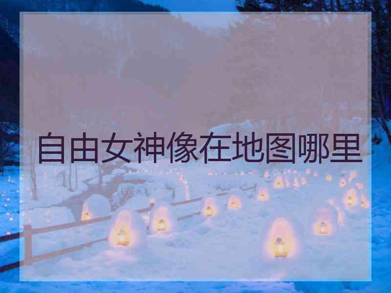 自由女神像在地图哪里